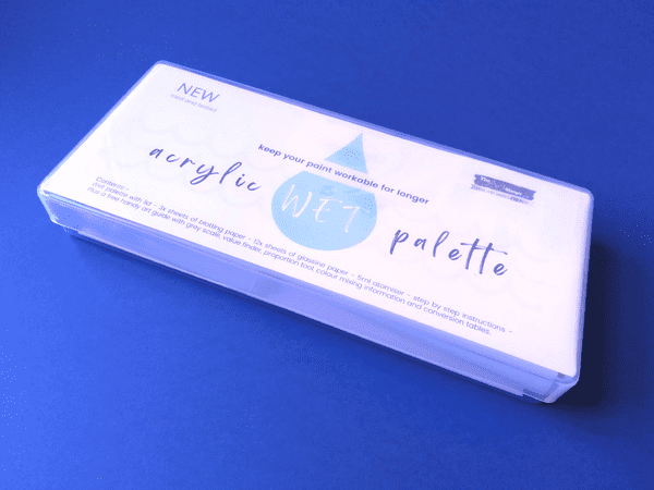 ACRYLIC WET PALETTE 25 x 11.5cm