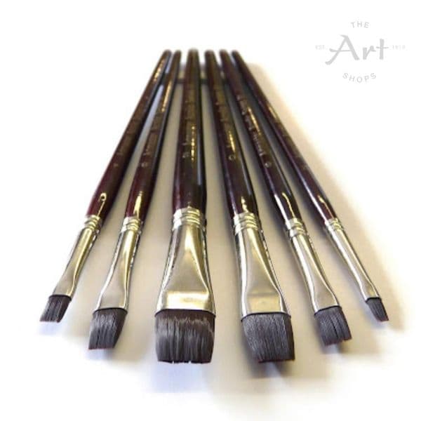 Artmaster Acrylic Paint Brushes Flat Series 61