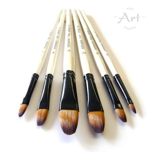 Artmaster Watercolour Brushes Filbert Pearl Series 44