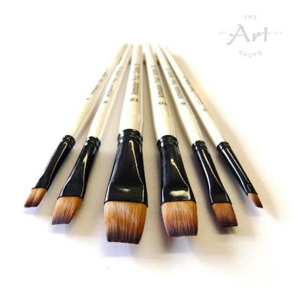 Artmaster Watercolour Brushes Pearl Flat Series 22