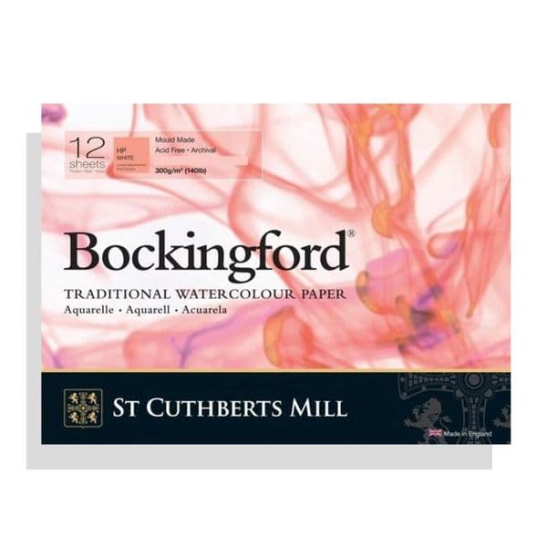Bockingford Watercolour Pads & Blocks 300gsm (140lb) HP Surface