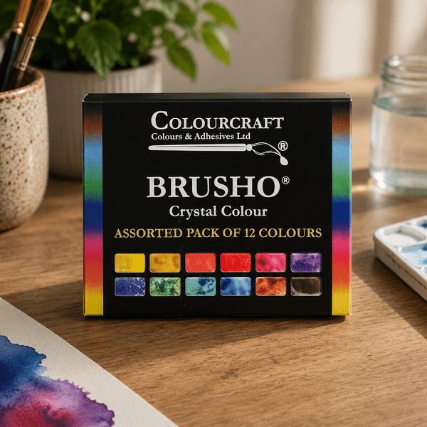 Brusho Crystal Colour 12 Set
