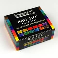Brusho Crystal Colour 12 Set