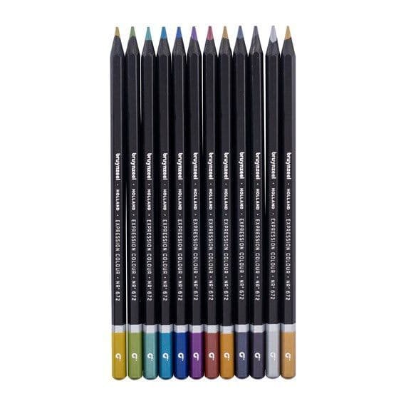 Bruynzeel Expression Series Metallic Pencils Set 12