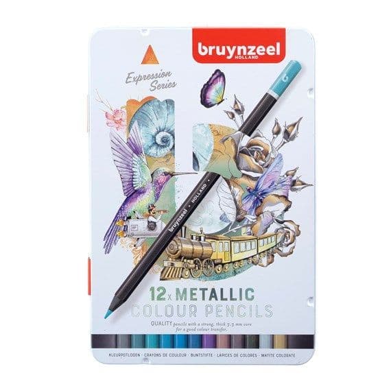 Bruynzeel Expression Series Metallic Pencils Set 12