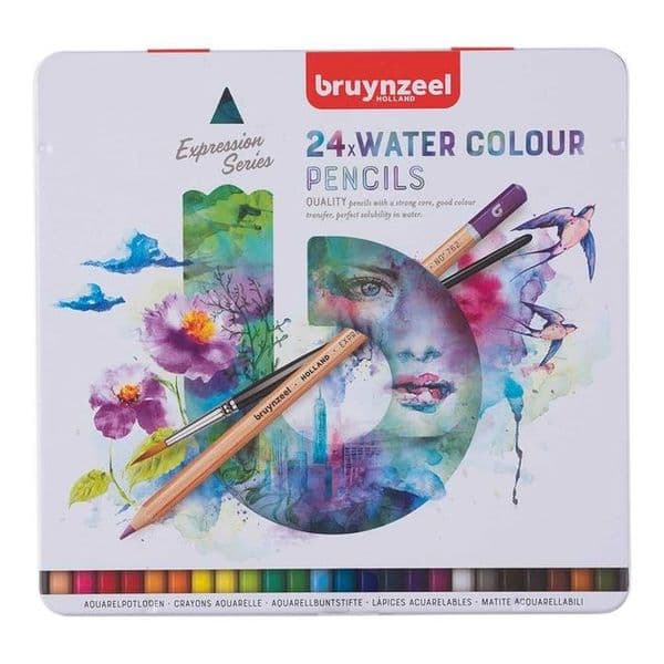 Bruynzeel Expression Series Watercolour Pencils Set 24