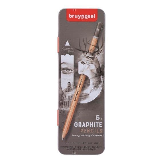 Bruynzeel  Graphite Pencil Tin Set