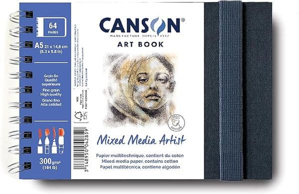 Canson Spiral Mixed Media Landscape Artbook A5