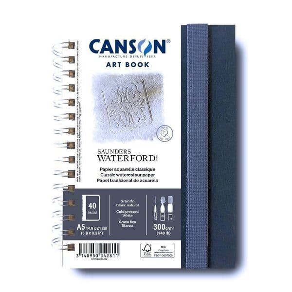 Canson Spiral Saunders Waterford Artbook Portrait A5