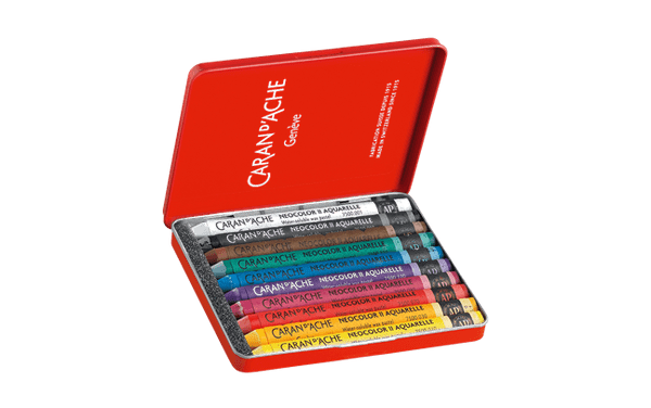 Caran D'Ache Neocolor II Water Soluble Crayon Set of 10