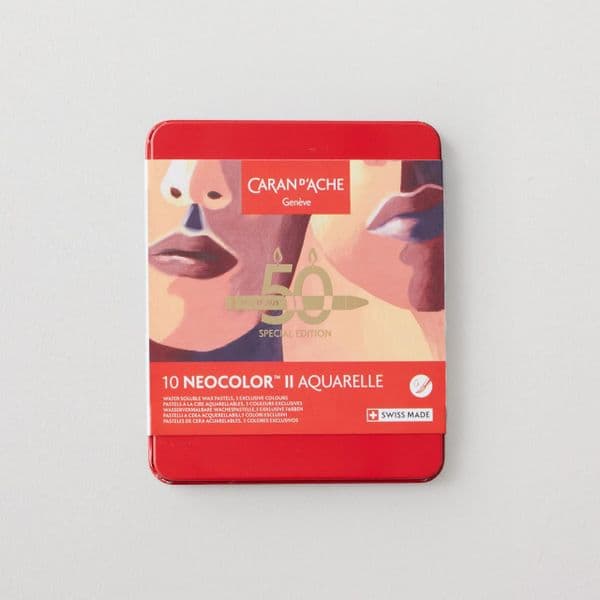 Caran D'Ache Neocolor II Water Soluble Crayon Set of 10 Special Edition : Portrait