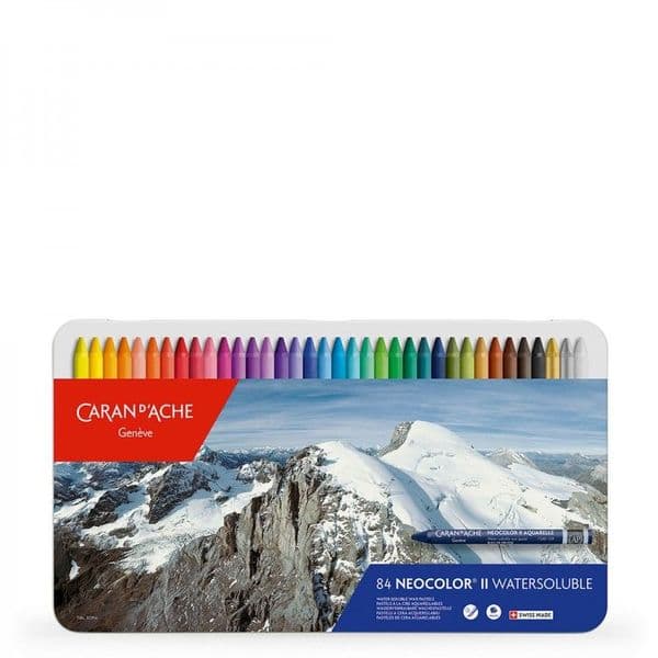 Caran D'Ache Neocolor II Water Soluble Crayon Set of 84