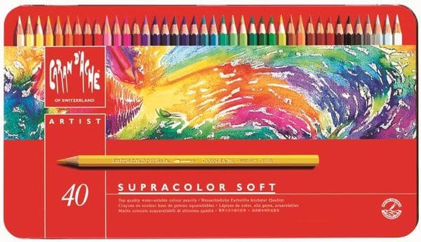Caran D'Ache Supracolor Watercolour Pencils Set of 40