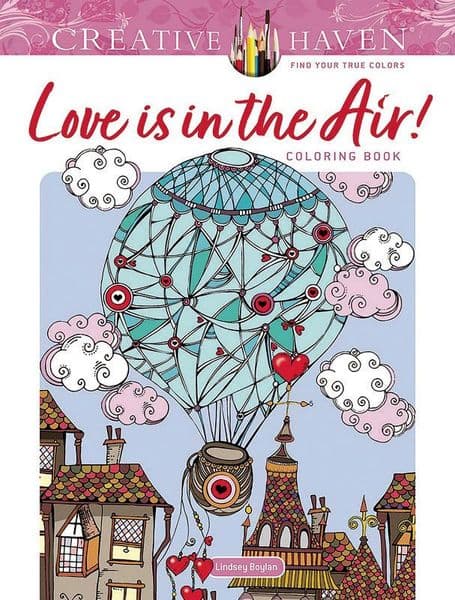 Creative Haven Love is in the Air! Coloring Book