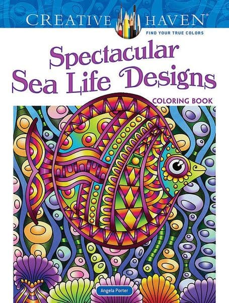 Creative Haven Spectacular Sea Life Designs Coloring Book