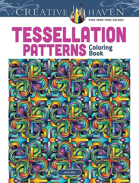Creative Haven Tessellation Patterns Coloring Book