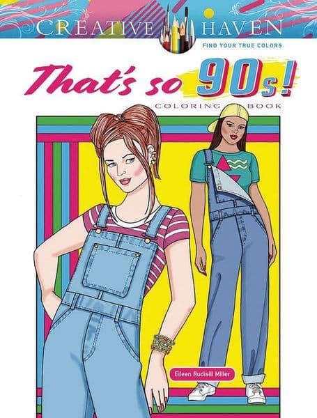 Creative Haven That's so 90s! Coloring Book