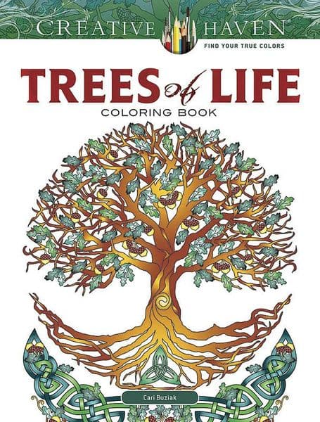 Creative Haven Trees of Life Coloring Book