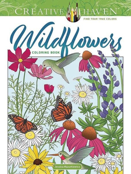 Creative Haven Wildflowers Coloring Book