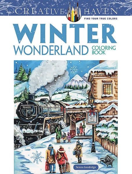 Creative Haven Winter Wonderland Coloring Book