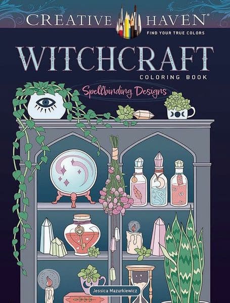 Creative Haven Witchcraft Coloring Book