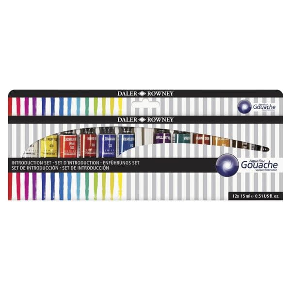 Daler Rowney Aquafine Gouache Set 12
