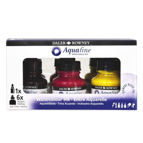 Daler Rowney Aquafine Introduction Ink Set