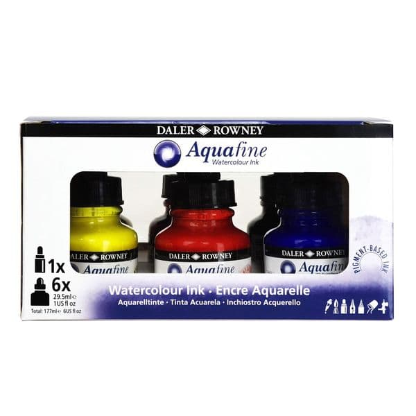 Daler Rowney Aquafine Introduction Ink Set