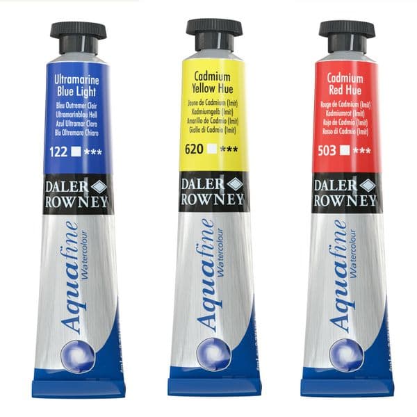 Daler Rowney Aquafine Watercolour Paint 8ml Tubes