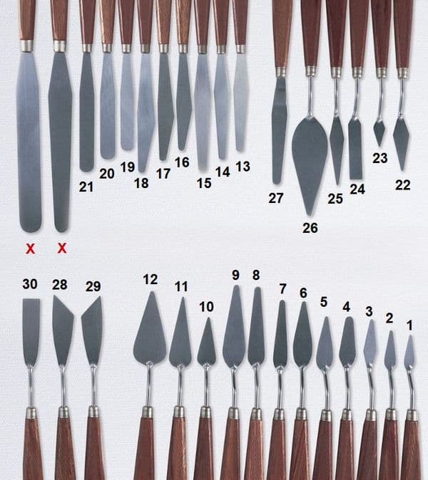 Daler Rowney Palette & Painting Knives