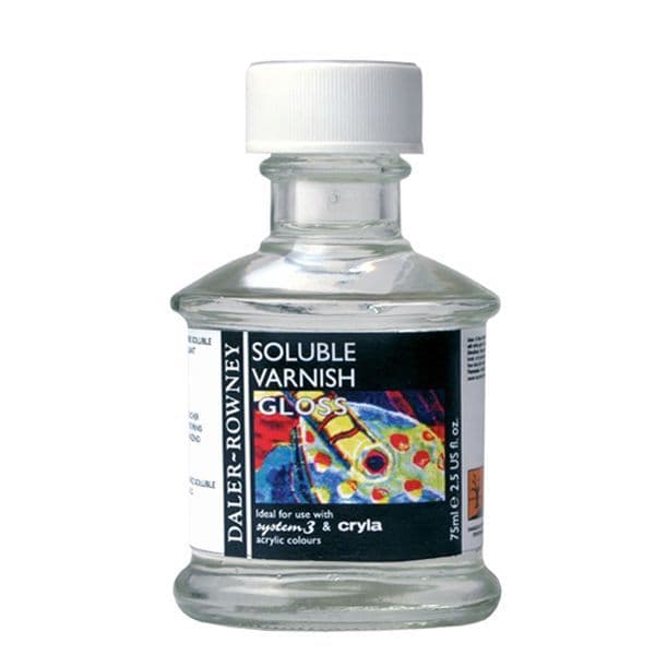 Daler Rowney Soluble Gloss Varnish 75ml for Acrylic
