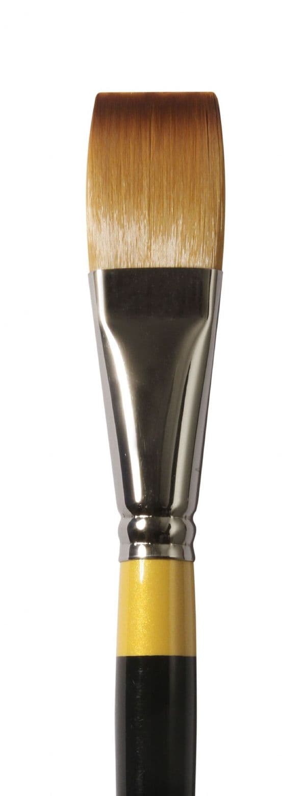 Daler Rowney System 3 Acrylic Brushes Long Flat SH