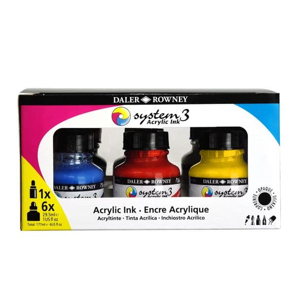 Daler Rowney System 3 Acrylic Ink Set