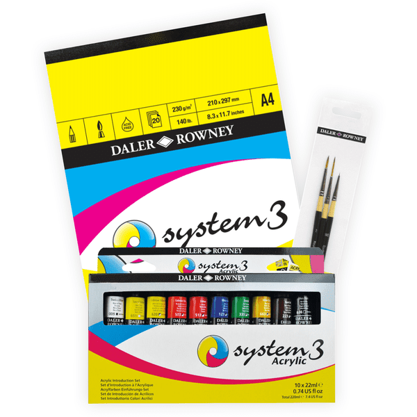 Daler Rowney System 3 Acrylic Introduction Bundle