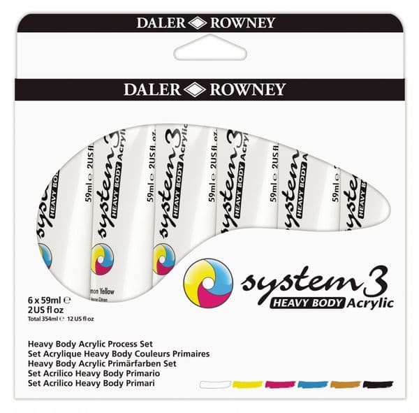 Daler Rowney System 3 Heavy Body Process Set