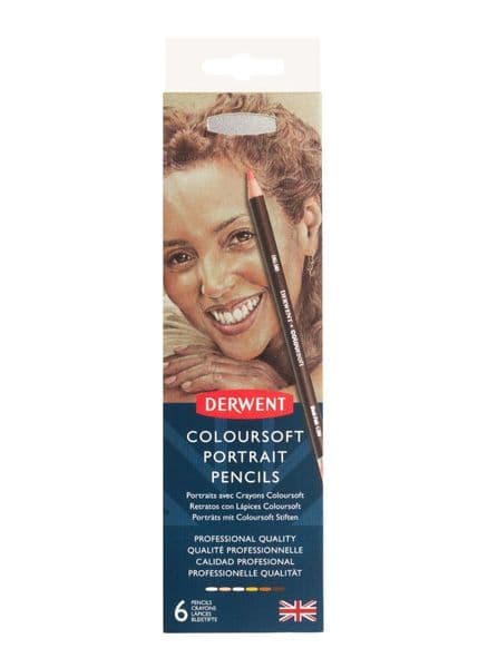 Derwent Coloursoft Portrait 6 Pencil tin