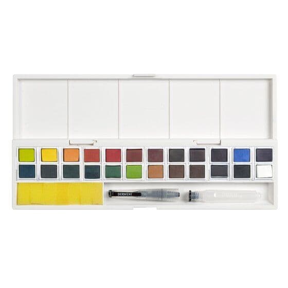 Derwent Inktense Paint Pan 24 set