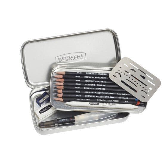 Derwent Line & Wash Sketching Set