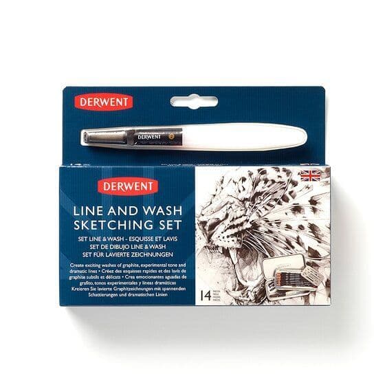 Derwent Line & Wash Sketching Set