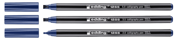 Edding Calligraphy Pen - Steel Blue