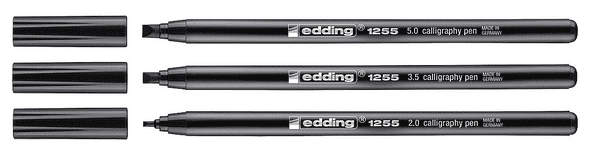 Edding Calligraphy Pens - Black