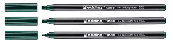 Edding Calligraphy Pens - Bottle Green