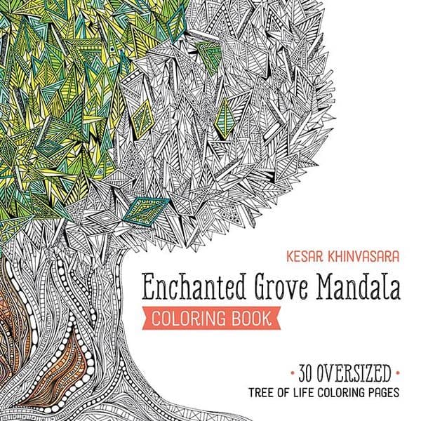 Enchanted Grove Mandala Coloring Book