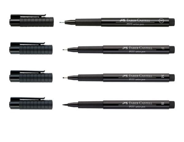 Faber Castell Pitt Pens Black