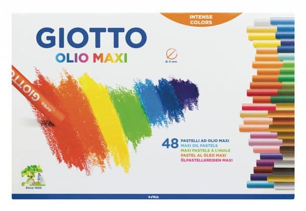 Giotto Olio Maxi Oil Pastel 48 Set