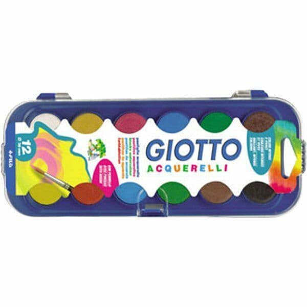 Giotto Watercolour Disc Set Of 12 Colours