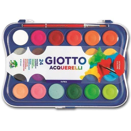 Giotto Watercolour Disc set of 24 Colours