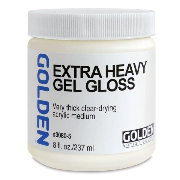 Golden Acrylic Extra Heavy Gel Gloss Medium 237ml