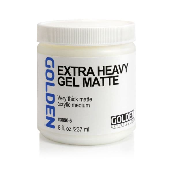 Golden Acrylic Extra Heavy Gel Matte Medium 237ml