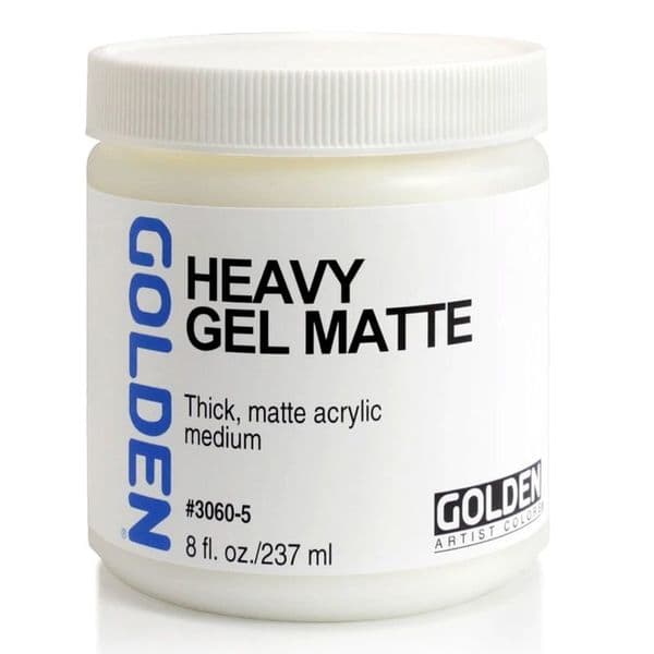 Golden Acrylic Heavy Gel Matte Medium 237ml